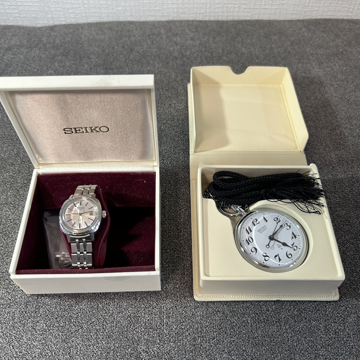 SEIKO 腕時計 レディースウォッチ 懐中時計 2点セット