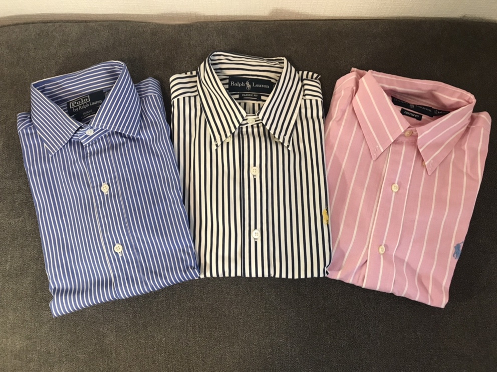 POLO by Ralph Lauren 長袖シャツ ストライプ サイズ 3点セット