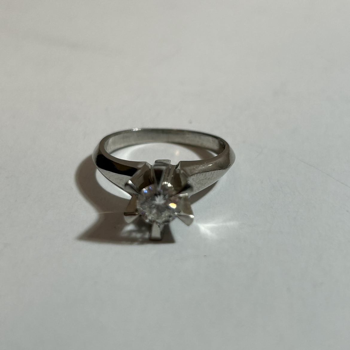 Pt900 ダイヤリング 0.43ct