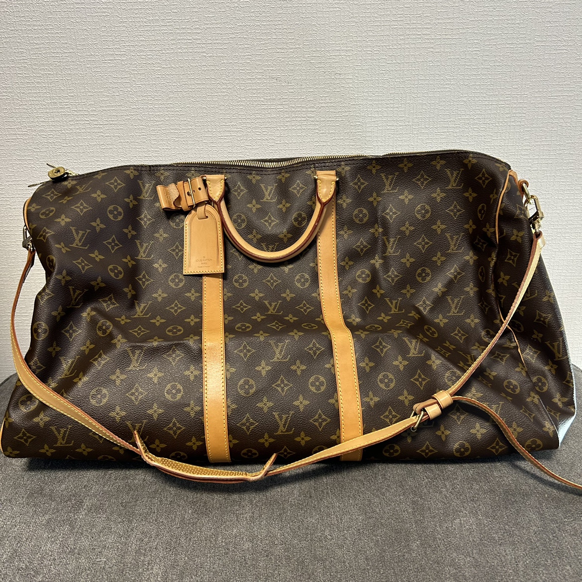 LOUIS VUITTON モノグラム キーポル バンドリエール 60