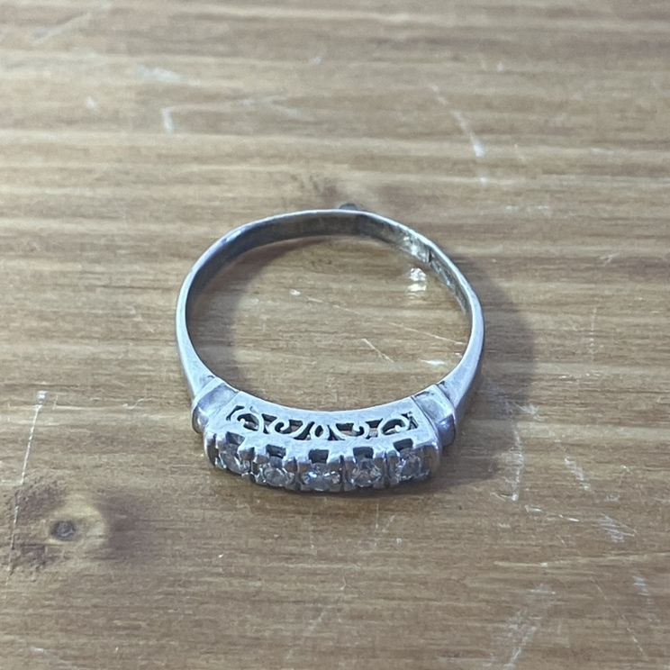 Pt900 ダイヤモンド 0.2ct リング 貴金属 アクセサリー プラチナ