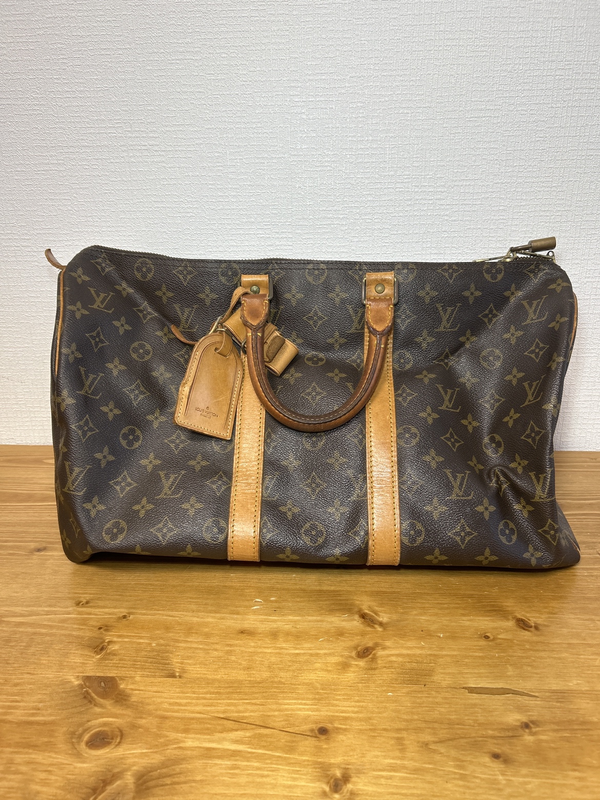 Louis Vuitton ルイ ヴィトン モノグラム キーポル45 M41428 ハンドバッグ ボストンバッグ